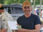 John Nelson displays his award for 3rd Place in Overall Weight (14 lb, 1 oz) in the Amateur Class.