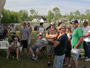 Tournament competitors gather for the awards ceremony.
