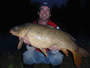 Paul Russell stole 1st place for Big Fish--from his teamate Sean Lehrer--with this 24 lb, 14 oz Common caught at 656 PM of day 2, about 30 minutes from conclusion of the Wild Carp Fall Qualifier.