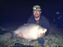 Derek deRous (peg 18) with a 36.6 lb smallmouth buffalo, his second of the tournament. Lake Fork, TX