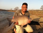 Josef Raguro (peg 15) with a 40.12 lb smallmouth buffalo. Lake Fork, TX
