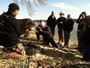 Onlookers shoot photos of Bogdan Bucur with _Buffalo Bob. Lake Fork, TX