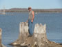 Angler Keith Cisney gets a closer look at the water before the Lake Fork Carp & Buffalo Challenge. Lake Fork, TX