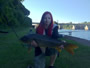 Cori Blake with a 10.9 lb common from Session 1 in Fulton, NY.