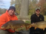 Jason Bernhardt (left, 21.13 lb) and Rick Greenier (22.5 lb) with back-to-back 20s caught during Session 5 in Liverpool, NY.