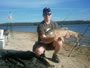 Nick Davis with a 14.0 lb grass carp caught during Session 4 of the Wild Carp Club of Houston.