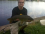 Zack Randlett with one of his 5 carp caught during Session 3 in Lowell, MA.