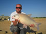 Club Director Jon Eisen with a smallmouth buffalo caught during session 6 of the Wild Carp Club of North Texas.