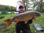 Chris West with a 24 lb, 10 oz common caught during session 4 of Wild Carp Club of Central NY.