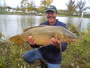 Bill Markle with a 27.4 lb common, the second largest fish of the tournament.