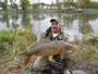 Kent Appleby with a 22.10 lb common caught during day 2.