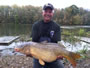 Duke Strache with a 23.6 lb common from day 2.