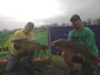 Gilbert Huxley (left) with a 17.0 lb common and teammate Rick Slinker with a 21.7 lb common from the '12 Wild Carp Fall Qualifier in Baldwinsville, NY.