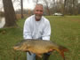 Duke Strache with a 19.1 lb common caught during the '12 Wild Carp Fall Qualifier.