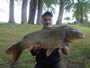 Jamie Godkin with a 21.10 lb common caught during hour 8.