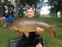 Gary Calley with a 19.15 lb common caught during hour 4 of the August 18 CNY Summer Shootout in Liverpool, NY.