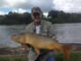 Len Sullivan with a 19.1 lb common caught during hour 2 of the August 3 Shootout in Fulton, NY.