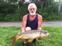 Joe Rinaldo Jr. with a 12 lb, 8 oz common caught during the August 13 Shootout in Fulton, NY