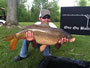 Scott Russell (peg 33) with a 32.7 lb common caught during the 2012 Wild Carp Classic in Baldwinsville, NY, USA