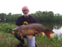 Joe Rinaldo Jr with a 24.0 lb common from the Big Carp Challenge.