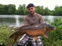 Vanja Nikolin with a 26+ lb mirror carp caught during the 2012 Wild Carp Week Triathlon.