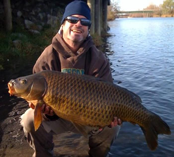 Paul Russell with a 30+lb Common Carp