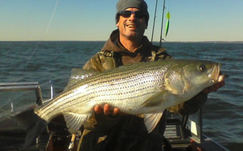 Paul with a nice Striper