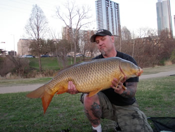 Scott Ferguson with a 31 lb, 4 oz common